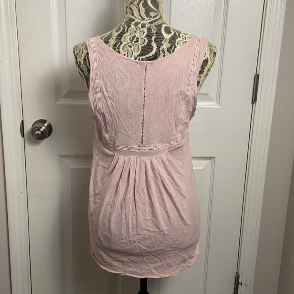 ☀️ J Crew Pink flowy Tank - Picture 3 of 4